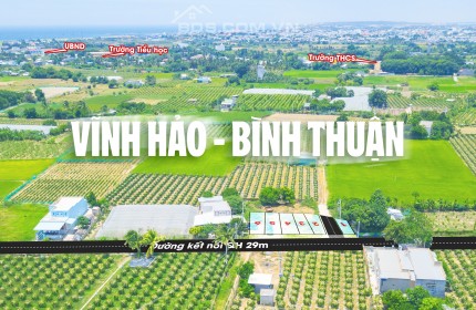 Đất biển Bình Thuận lộ giới QH 29m dành cho nhà đầu tư chỉ với 800 triệu